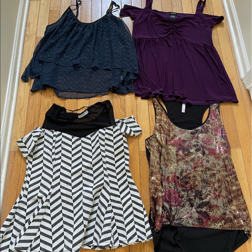Plus size shirt bundle torrid xxhiliration fashion bundle size XXL torrid size 1